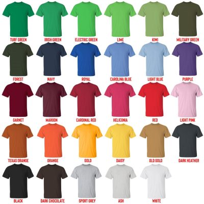 t shirt color chart - Soul Eater Merch