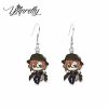 2023 New Arrival Anime Bungou Stray Dogs Characters Handcraft Acrylic Epoxy Fish Hook Dangles Earrings 2 - Soul Eater Merch