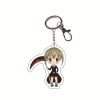 Anime Periphery Soul Eater Acrylic Key Chain Creative Trend Cartoon Cute Two dimensional Character Key Ring 4 - Soul Eater Merch