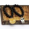 Anime SOUL EATER Lava Stone Beaded Bracelet 10MM Beads Bracelets For Kids Boys Souleater Death Pulseras 3 - Soul Eater Merch