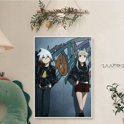 Anime Soul Eater DIY Sticky Poster HD Quality Wall Art Retro Posters For Home Posters Wall 8 - Soul Eater Merch