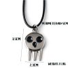 Anime Soul Eater Death Pendant Necklace Rope Chain Jewelry Men Women Halloween Prop Metal Accessories 1 - Soul Eater Merch