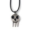 Anime Soul Eater Death Pendant Necklace Rope Chain Jewelry Men Women Ring Halloween Prop Metal Figure 2 - Soul Eater Merch