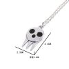 Anime Soul Eater Death The Kid Necklace Cosplay Pendant Ring Jewelry Prop Choker Chain Costumes Props 2 - Soul Eater Merch