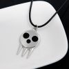 Anime Soul Eater Necklace Cosplay Death The Kid Skull Pendant Choker Necklace For Women Men Fans 2 - Soul Eater Merch