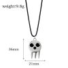 Anime Soul Eater Necklace Cosplay Death The Kid Skull Pendant Choker Necklace For Women Men Fans 5 - Soul Eater Merch