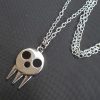 Anime Soul Eater Necklace For Women Men Death The Kid Cosplay Costumes Props Skull Skeleton Keychain 2 - Soul Eater Merch