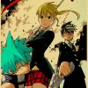 Classic Anime Soul Eater Poster Vintage Kraft Paper Prints and Posters Art Painting For Fans Home 12 - Soul Eater Merch