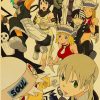 Classic Anime Soul Eater Poster Vintage Kraft Paper Prints and Posters Art Painting For Fans Home 5 - Soul Eater Merch