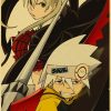 Classic Anime Soul Eater Poster Vintage Kraft Paper Prints and Posters Art Painting For Fans Home 6 - Soul Eater Merch