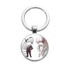 Classic Japan Anime Soul Eater Keychain Souleater Death Glass Dome Pendant Key Chain Metal Holder Key 2 - Soul Eater Merch