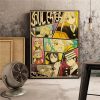 Japan Classic Anime Soul Eater Poster Vintage Prints and Posters Art Painting For Fans Home Room - Soul Eater Merch