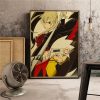 Japan Classic Anime Soul Eater Poster Vintage Prints and Posters Art Painting For Fans Home Room 5 - Soul Eater Merch