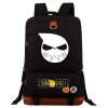 New Anime Soul Eater Boys Girls School Book Bags Women Bagpack Teenagers Patchwork Canvas Men Laptop - Soul Eater Merch