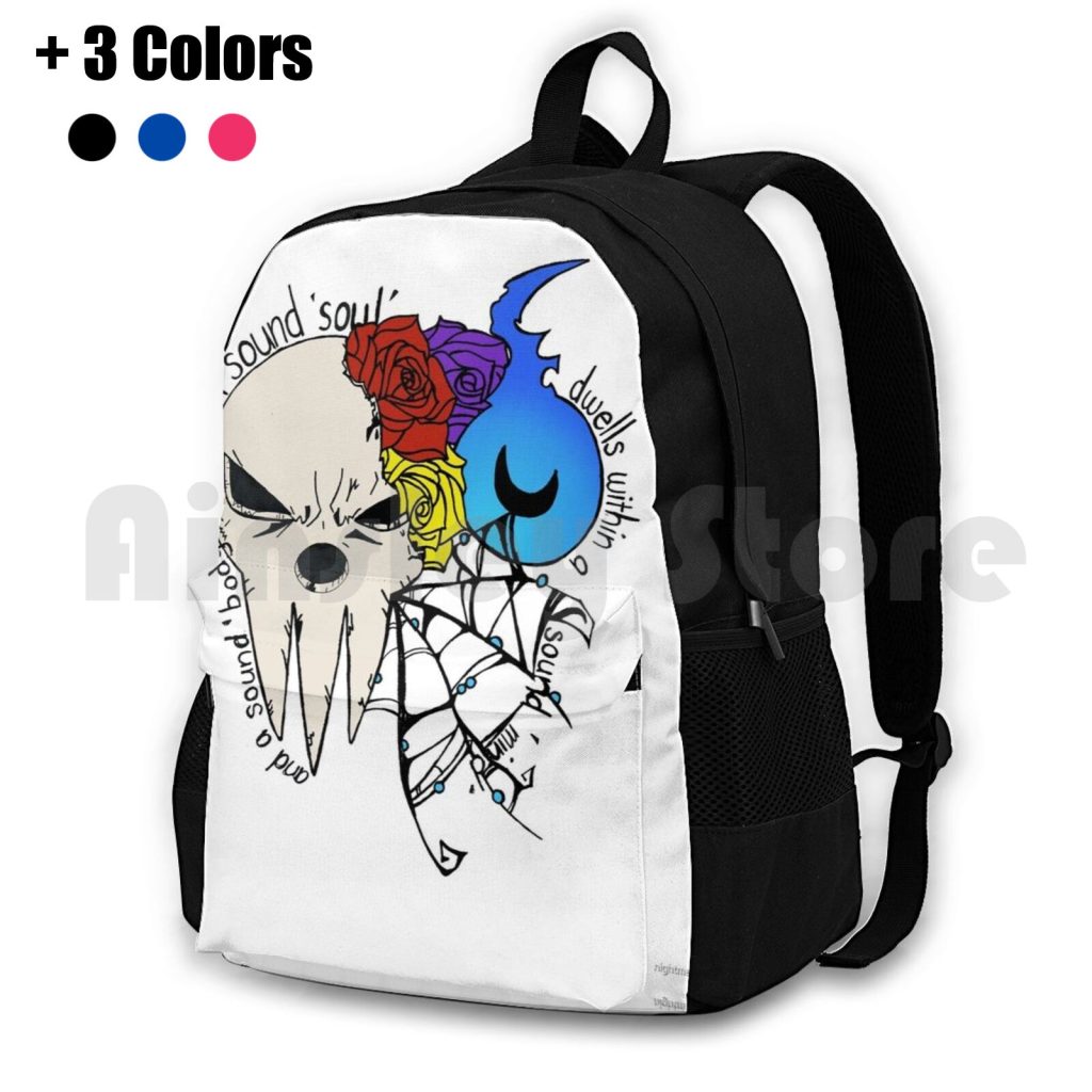 Soul Eater Outdoor Hiking Backpack Waterproof Camping Travel Lord Death Souls Soul Eater Anime Manga - Soul Eater Merch