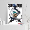 Soul Eater Poster Classic Anime Wall Art Canvas Prints Painting For Picture Bedroom Room Home Decor - Soul Eater Merch