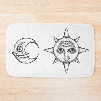 Mean Moon Silly Sun Sketch Bath Mat Official Soul Eater Merch