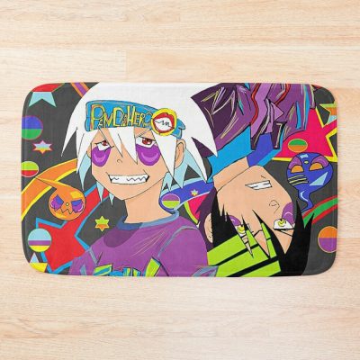 Soul Eater Vs Panda Hero Bath Mat Official Soul Eater Merch