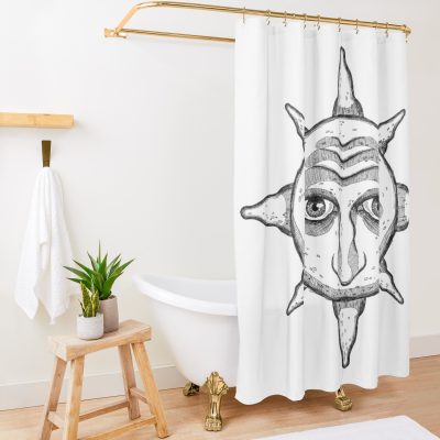 Silly Sun Sketch Shower Curtain Official Soul Eater Merch