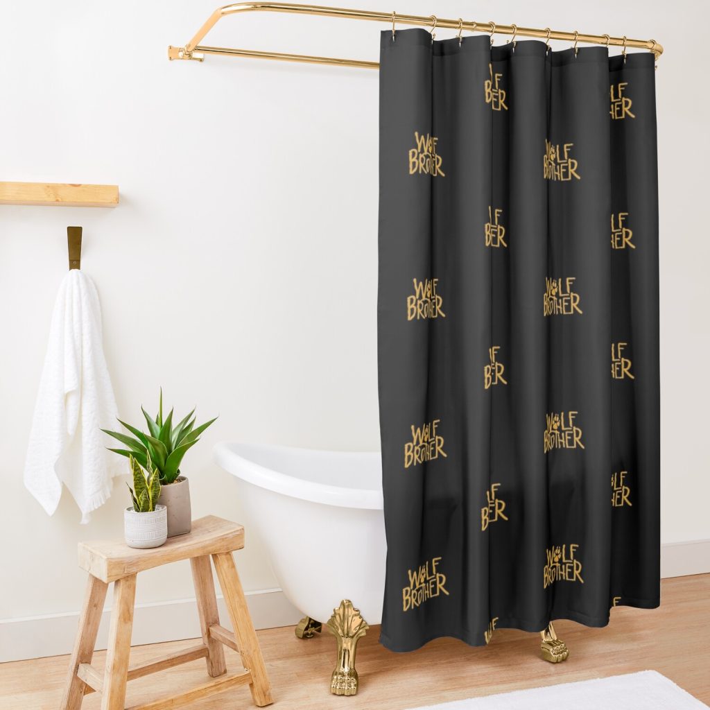 Chronicles Of Ancient Darkness- Wolf Brother (Yellow Ver. No Text) Shower Curtain Official Soul Eater Merch