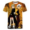 Soul Eater T Shirts Anime Manga 3D Print Streetwear Men Women Casual Fashion Oversized T Shirt 2.jpg 640x640 2 - Soul Eater Merch