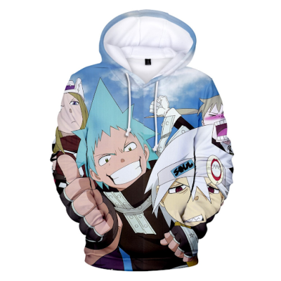 Soul Eater Anime Good Quality Cartoons Hoodie