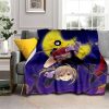 Anime Soul Eater Throw Blanket Soft Cozy Flannel Blanket Cozy Sofa Blanket Suitable for Office Traveling 14 - Soul Eater Merch