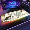 Soul Eater Mouse Pad RGB Mousepad Keyboard Gaming Carpet Backlit Mat Computer Pc Gaming Table Gamer 16 - Soul Eater Merch