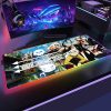 Soul Eater Mouse Pad RGB Mousepad Keyboard Gaming Carpet Backlit Mat Computer Pc Gaming Table Gamer 21 - Soul Eater Merch