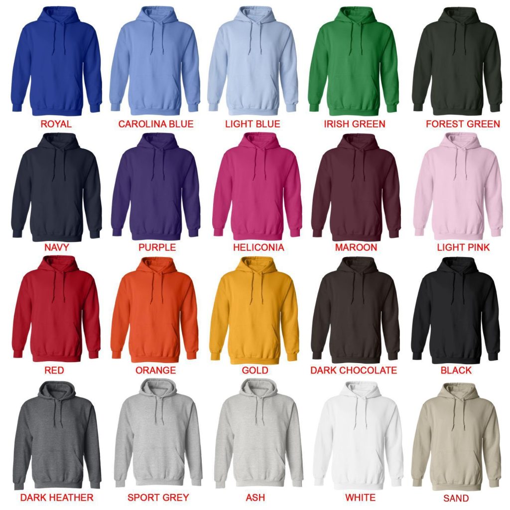 hoodie color chart - Soul Eater Merch