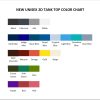 tank top color chart - Soul Eater Merch