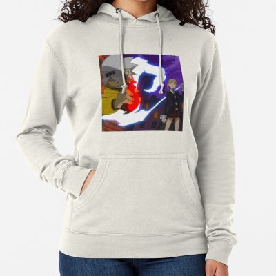 Soul And Maka Teamwork Hoodie Official Cow Anime Merch