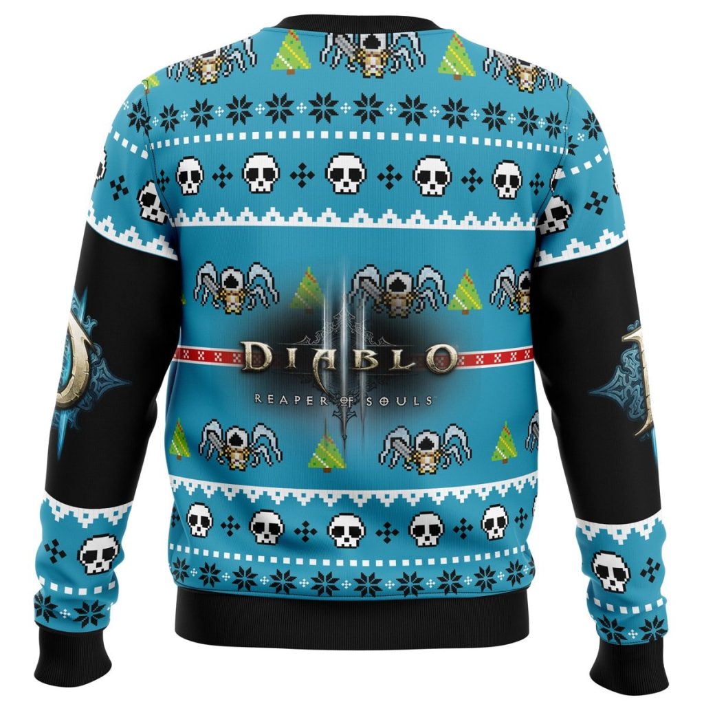 Souleater Reaper of Souls Diablo Ugly Christmas Sweater - Image 3
