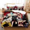 Soul Eater Bedding Set Single Twin Full Queen King Size Bed Set Aldult Kid Bedroom Duvetcover 8 - Soul Eater Merch