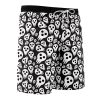 death Hawaiian Swim Trunks Board Shorts side Knot - Soul Eater Merch