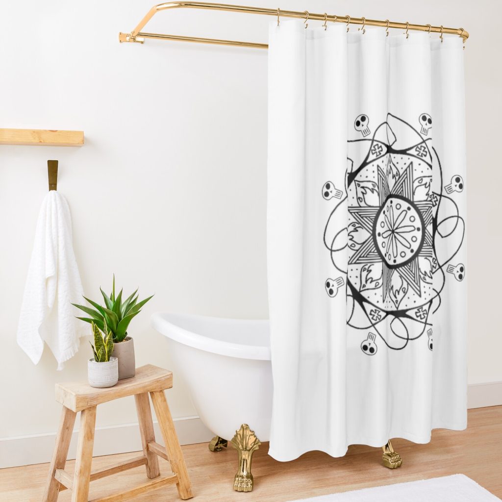 Fire Force Anime Mandala Souleater Shower Curtain