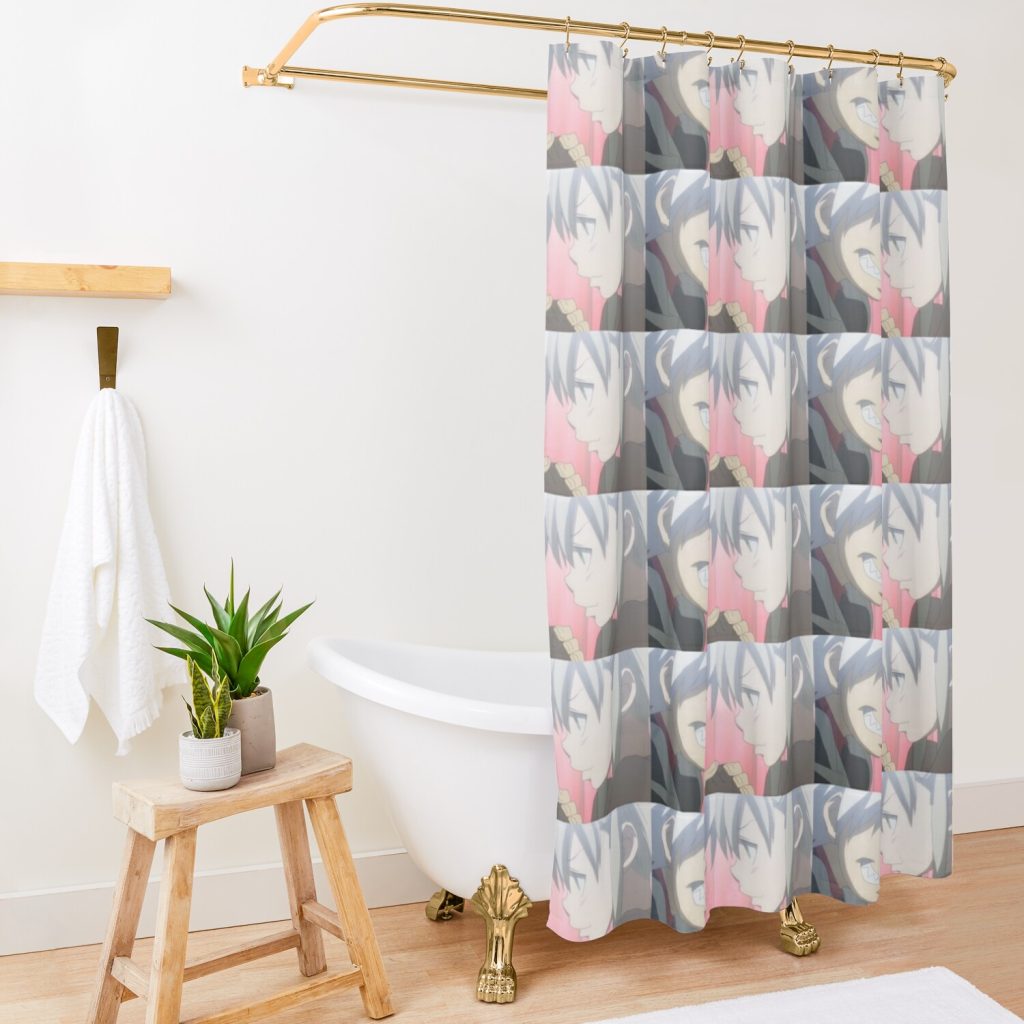Soul And Maka Souleater Shower Curtain
