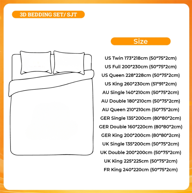 3D BEDDING SET - Soul Eater Merch