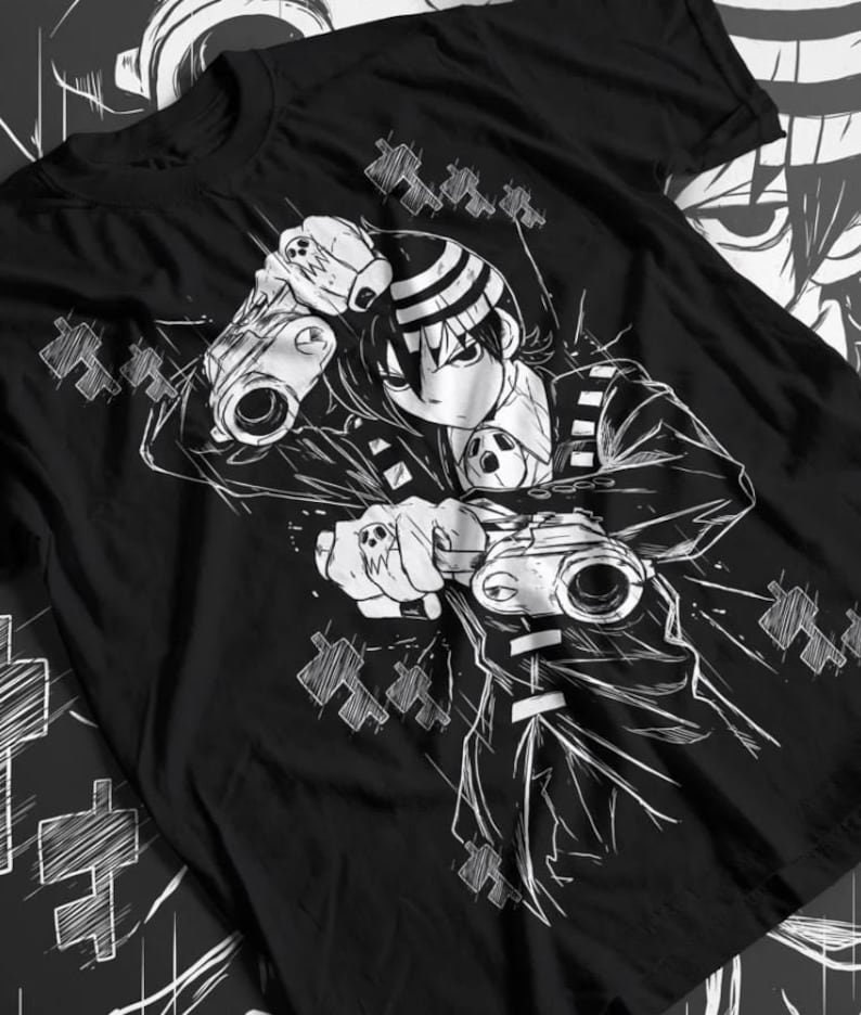 Soul Eater Death the Kid Maka Albarn T-Shirt - Image 2