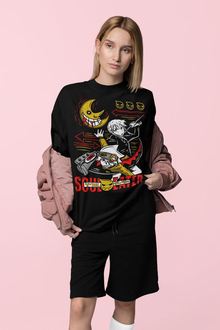 Soul Eater Maka Albarn Black Star T-shirt - Image 2